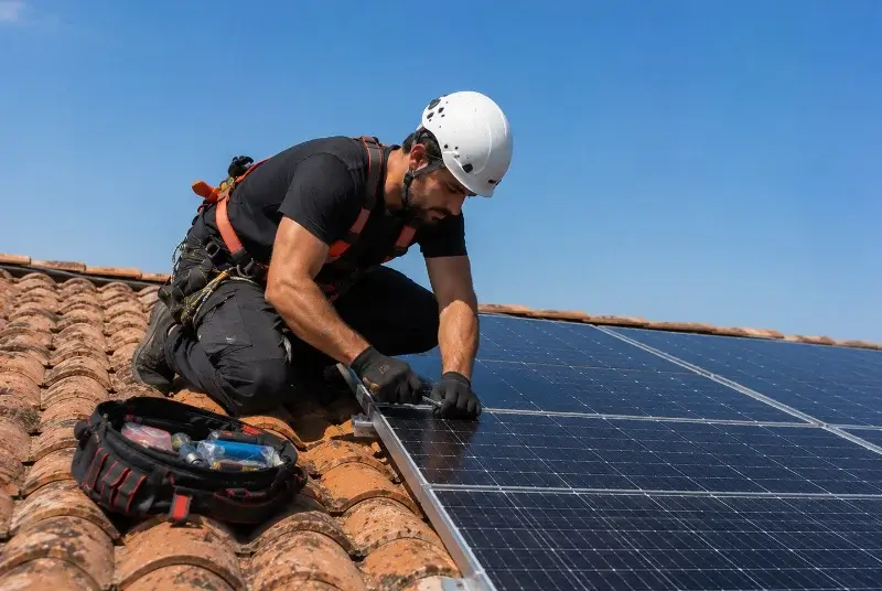 Maintenance et monitoring de panneaux solaires à Éloise